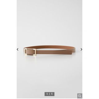 リエンダ(rienda)のrienda square buckle slim belt(ベルト)