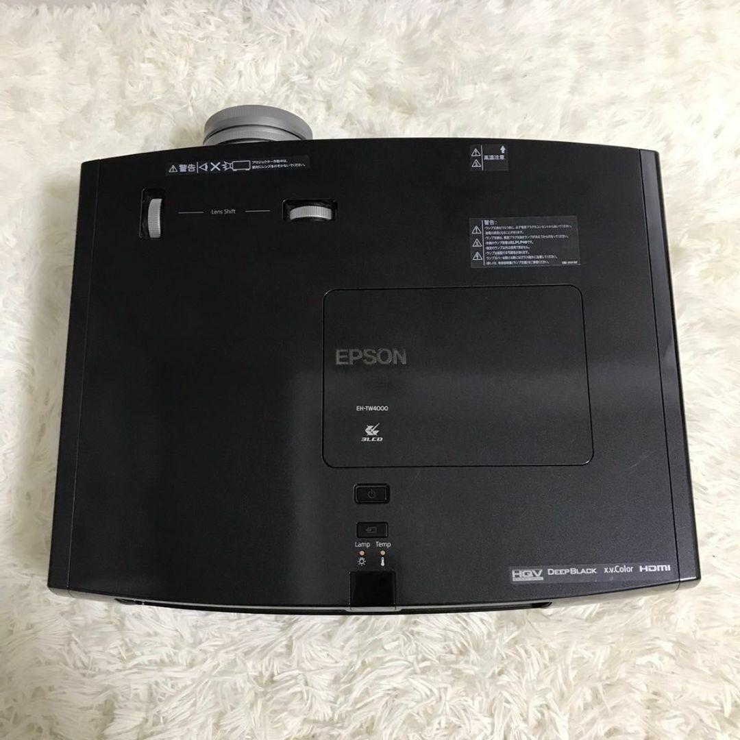 EPSON ホームプロジェクター EH-TW4000 フルHD 交換用ランプ付き