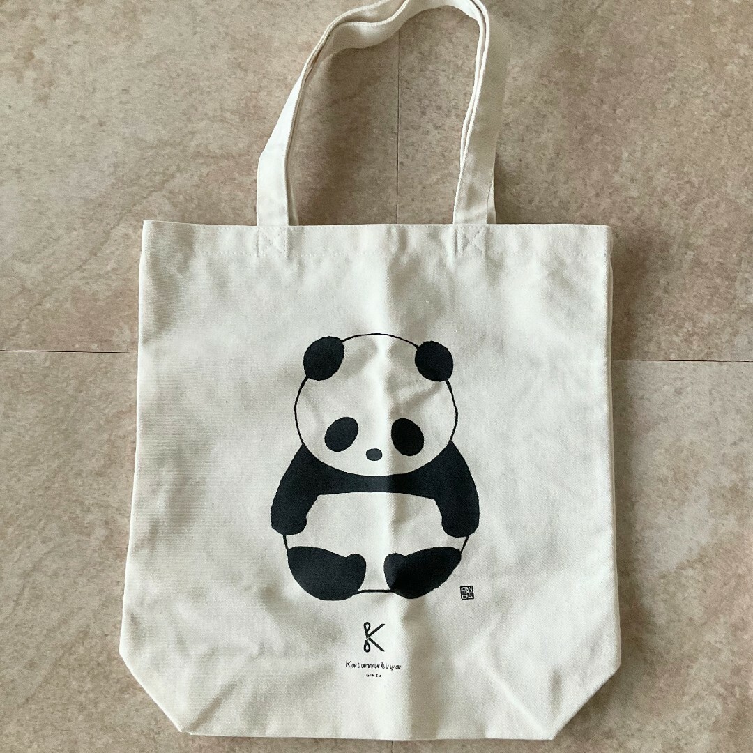 【カタヌキヤ】パンダ トートバッグ レディースのバッグ(トートバッグ)の商品写真