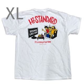 Hi-STANDARD Tシャツ 白 XL ハイスタ(Tシャツ(半袖/袖なし))