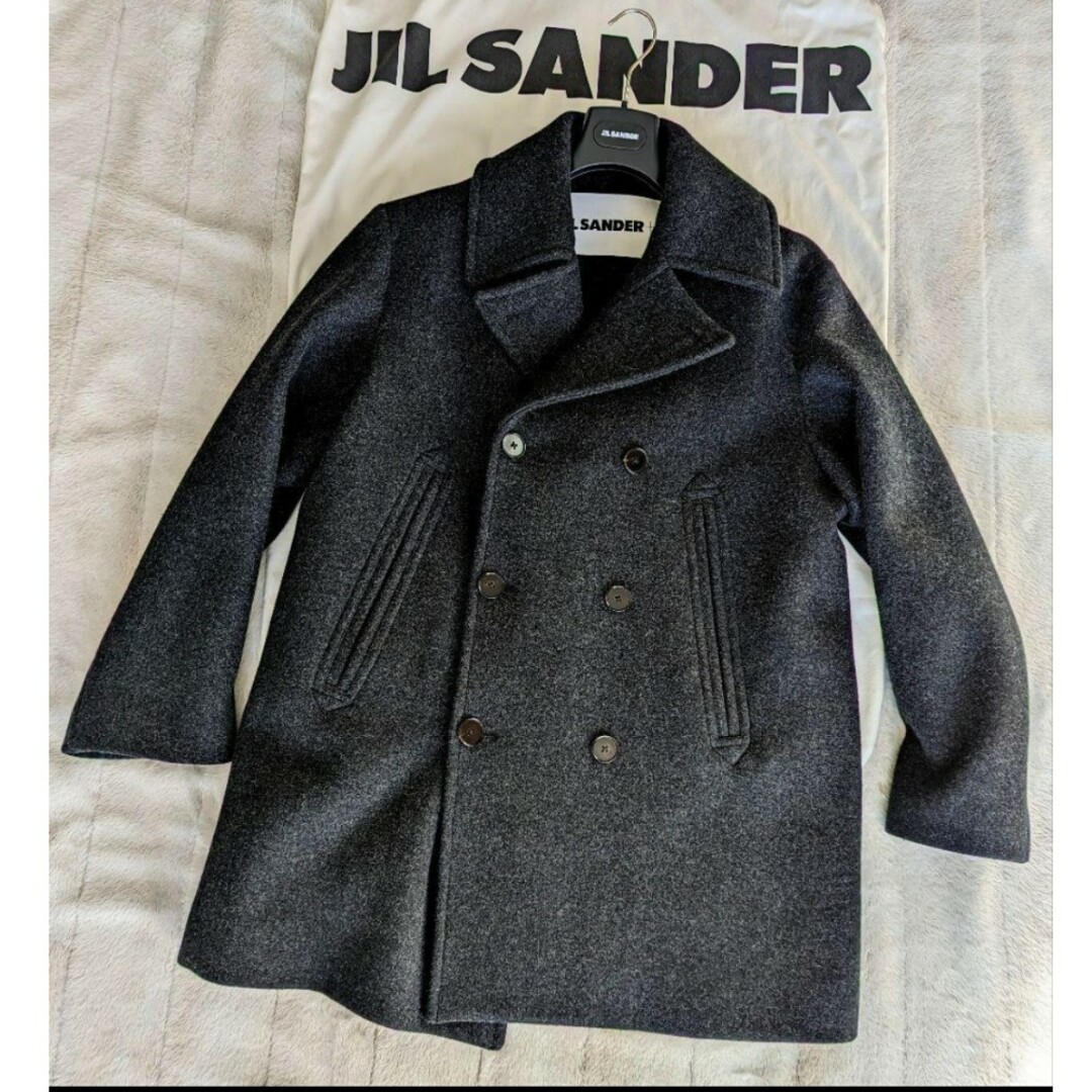 Jil Sander(ジルサンダー)の人気　2022AW　ジルサンダー＋　極上　ヴァージンウール　ダブルブレストコート メンズのジャケット/アウター(ブルゾン)の商品写真