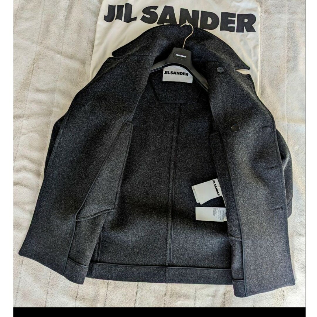 Jil Sander(ジルサンダー)の人気　2022AW　ジルサンダー＋　極上　ヴァージンウール　ダブルブレストコート メンズのジャケット/アウター(ブルゾン)の商品写真