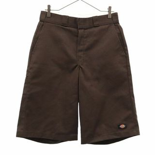 ディッキーズ(Dickies)のディッキーズ ロゴワッペン ワークショートパンツ W30 ブラウン Dickies メンズ 【中古】  【240121】(ワークパンツ/カーゴパンツ)