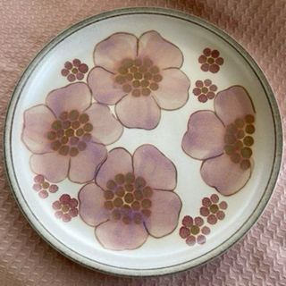 Denby ヴィンテージ 大皿 フラワーモチーフ 花柄(食器)