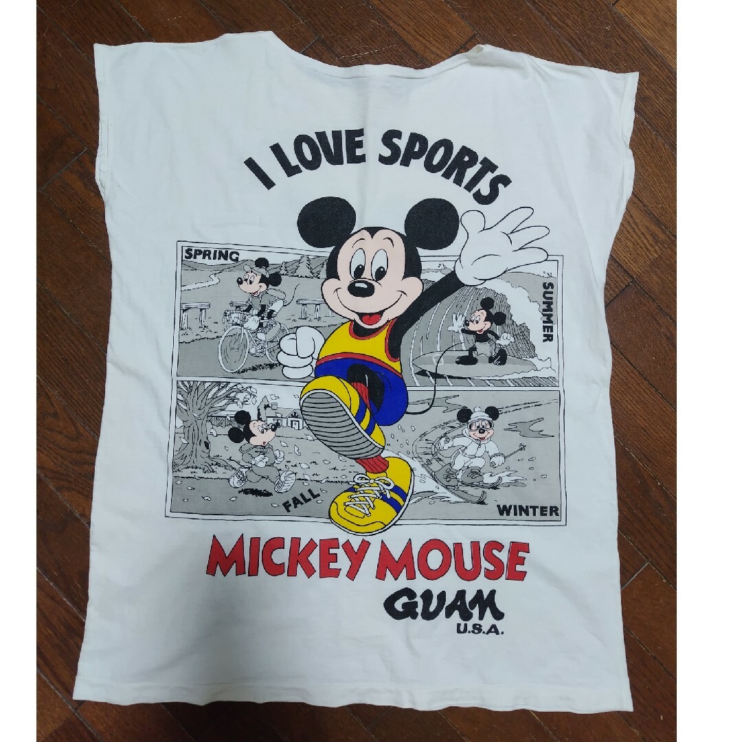 Disney(ディズニー)のGUAM U.S.A.製 MICKEY MOUSE 半袖Tｼｬﾂ メンズのトップス(Tシャツ/カットソー(半袖/袖なし))の商品写真