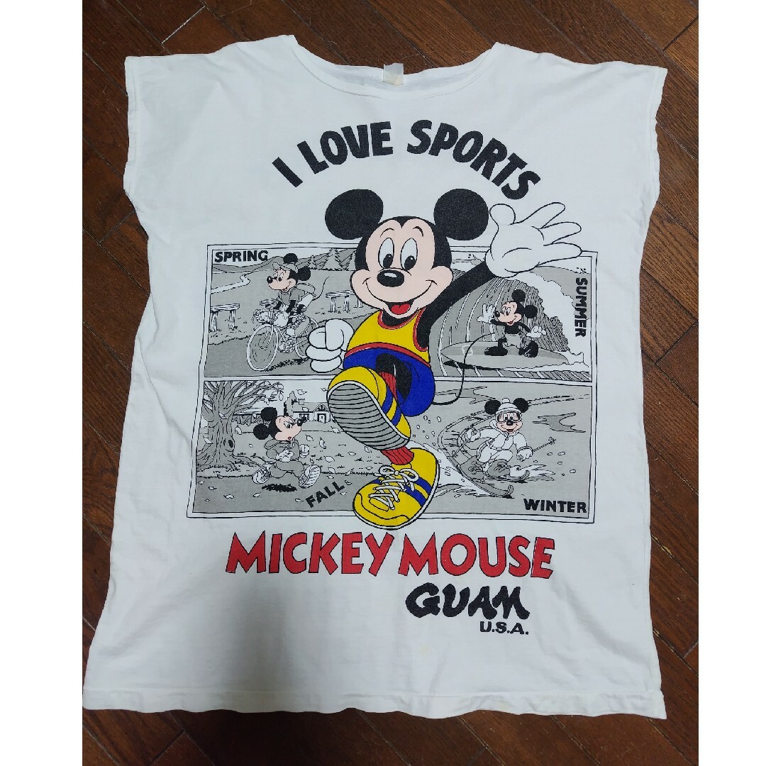 Disney(ディズニー)のGUAM U.S.A.製 MICKEY MOUSE 半袖Tｼｬﾂ メンズのトップス(Tシャツ/カットソー(半袖/袖なし))の商品写真