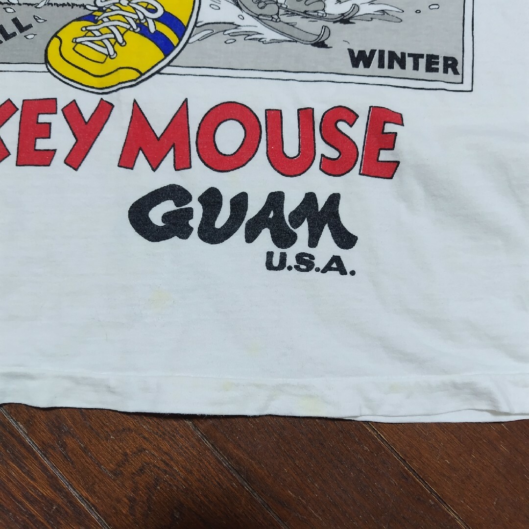 Disney(ディズニー)のGUAM U.S.A.製 MICKEY MOUSE 半袖Tｼｬﾂ メンズのトップス(Tシャツ/カットソー(半袖/袖なし))の商品写真