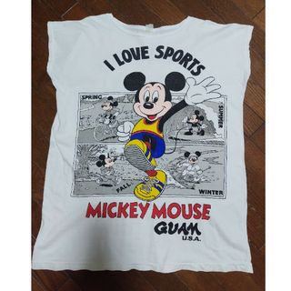 ディズニー(Disney)のGUAM U.S.A.製 MICKEY MOUSE 半袖Tｼｬﾂ(Tシャツ/カットソー(半袖/袖なし))