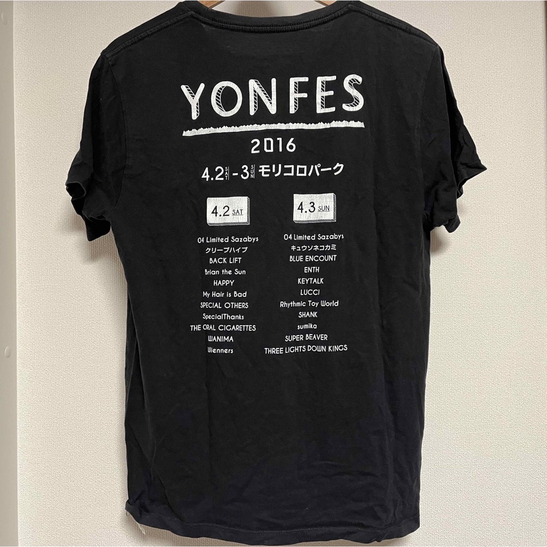 初開催年YONFES Tシャツ 2016 エンタメ/ホビーのタレントグッズ(ミュージシャン)の商品写真