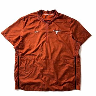 ナイキ(NIKE)のNIKE NCAA テキサス・ロングホーンズ ハーフジップ ウェア 半袖 XXL(シャツ)