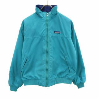 パタゴニア(patagonia)のパタゴニア 90s USA製 レジスターマーク アウトドア ジャケット 14 ブルー系 patagonia 裏起毛 キッズ 古着 【240121】(ジャケット/上着)