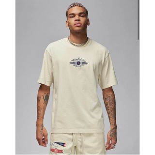 ジョーダン(Jordan Brand（NIKE）)のナイキ ジョーダン x ソールフライ メンズ Tシャツ "クリーム"(Tシャツ/カットソー(半袖/袖なし))