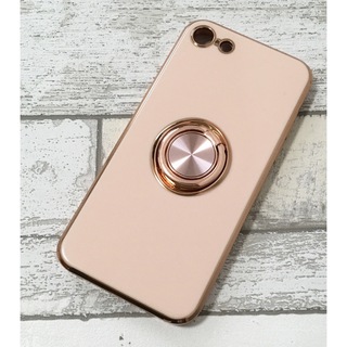 アイフォーン(iPhone)のiPhone se ケース iphone8 iphone7 スマホリング ピンク(iPhoneケース)