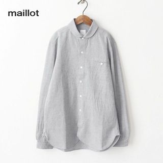 カイセイドウ(快晴堂)の新品 maillot✨マイヨ サンセット コットンリネンワークシャツ綿麻オックス(カットソー(長袖/七分))