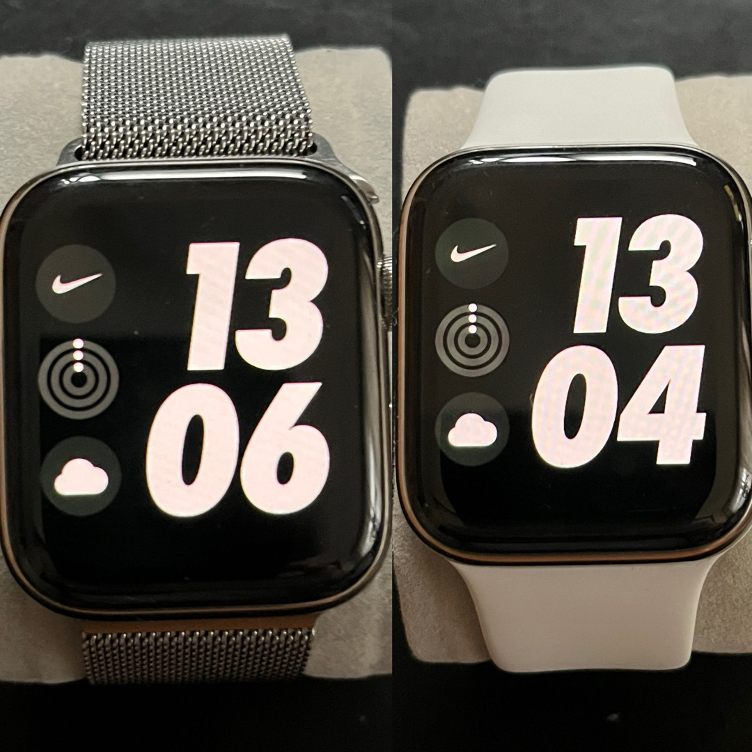 Apple Watch(アップルウォッチ)のApple Watch Series 5 - 44mm ステンレススチールケース メンズの時計(腕時計(デジタル))の商品写真