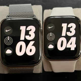 アップルウォッチ(Apple Watch)のApple Watch Series 5 - 44mm ステンレススチールケース(腕時計(デジタル))