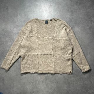 OLDGAP オールドギャップ 3Dパッチワークデザインニット