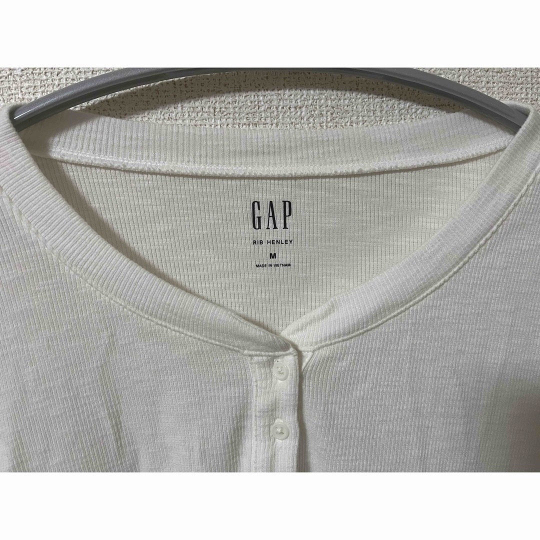 GAP(ギャップ)のgap リブヘンリー　ロングTシャツ メンズのトップス(Tシャツ/カットソー(七分/長袖))の商品写真