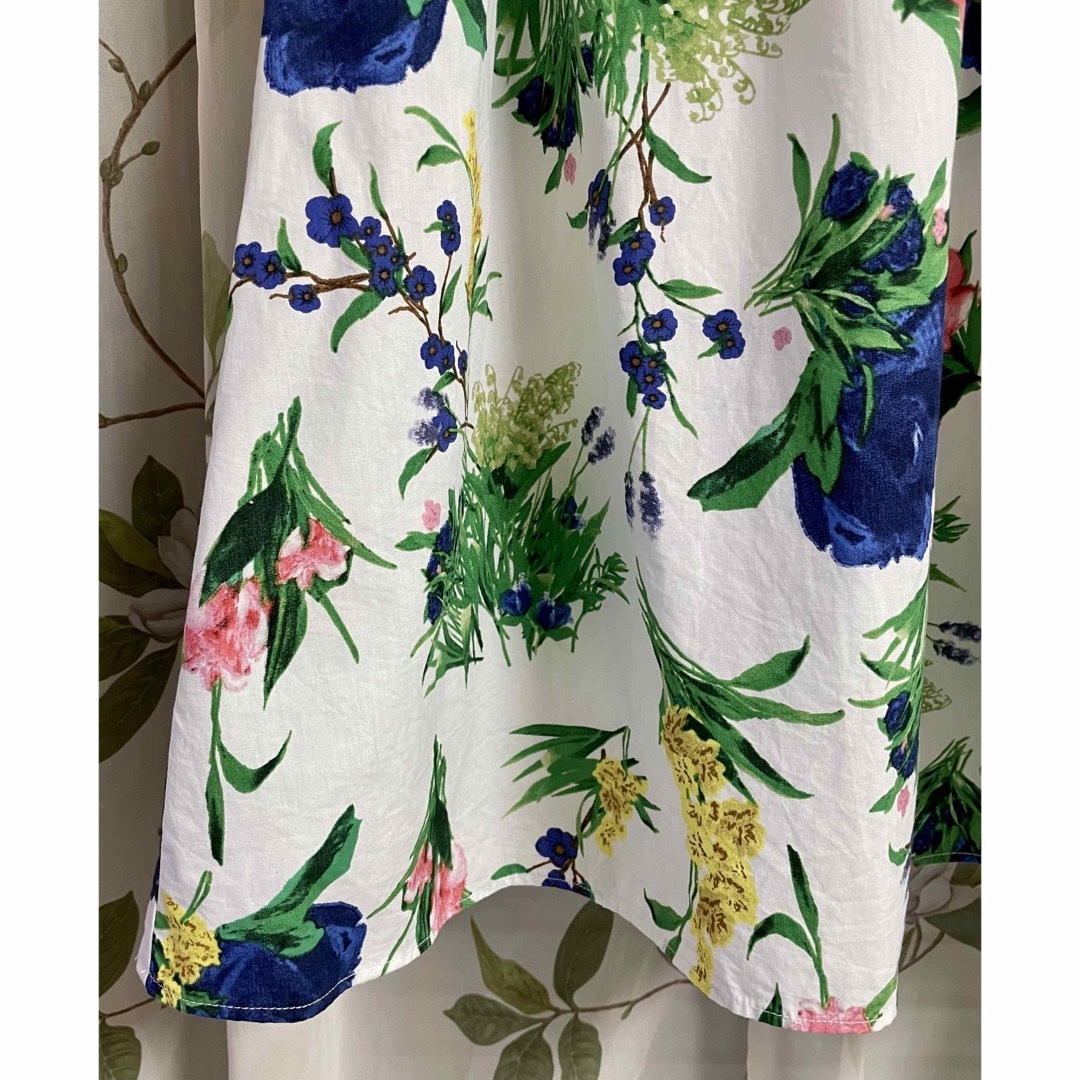 【一度のみ着用】花柄スカート　M レディースのスカート(ロングスカート)の商品写真