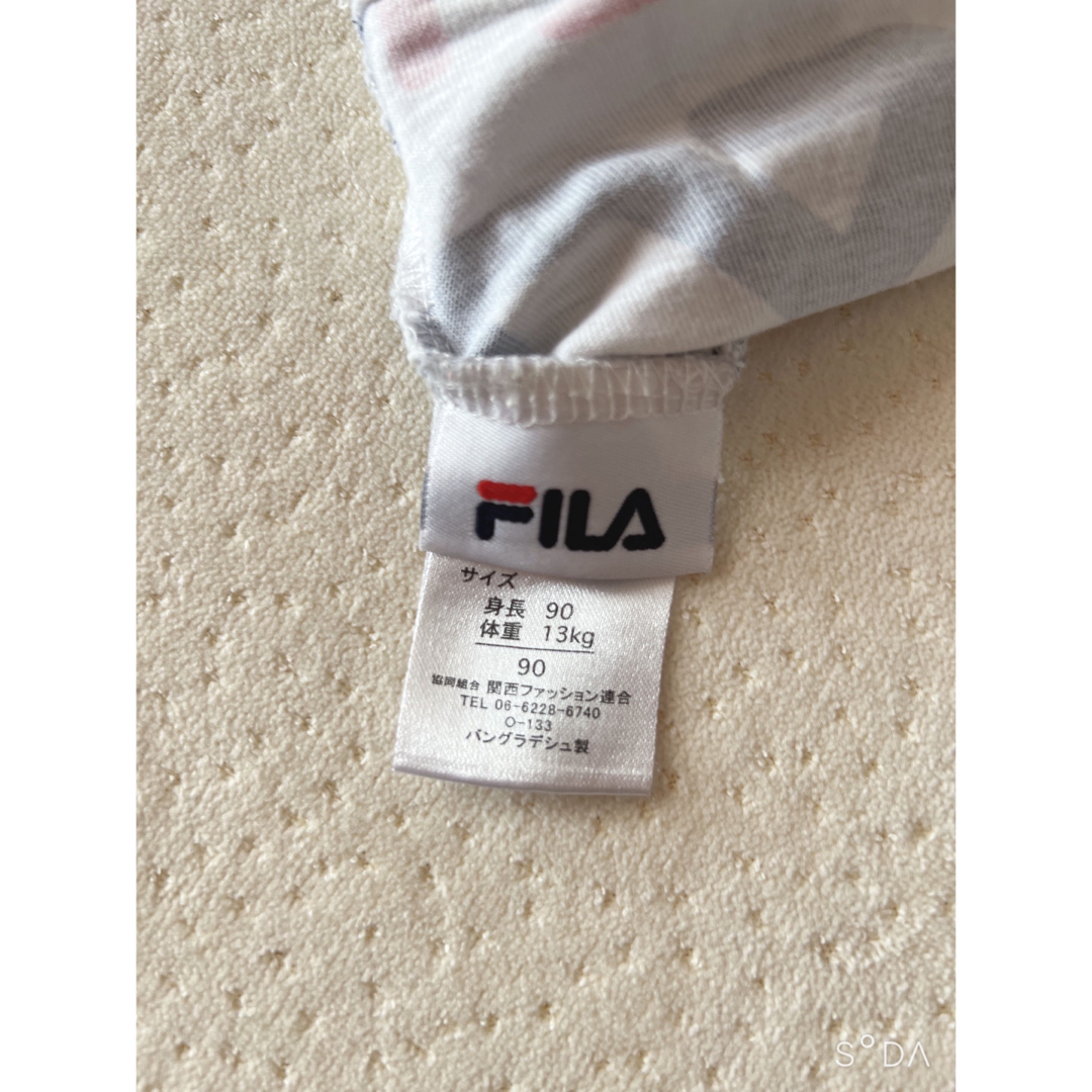 FILA(フィラ)のFILAの半袖Tシャツ キッズ/ベビー/マタニティのキッズ服女の子用(90cm~)(Tシャツ/カットソー)の商品写真