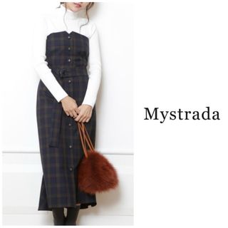 マイストラーダ(Mystrada)のマイストラーダ　【ルミネ限定】チェックベアワンピース (ロングワンピース/マキシワンピース)