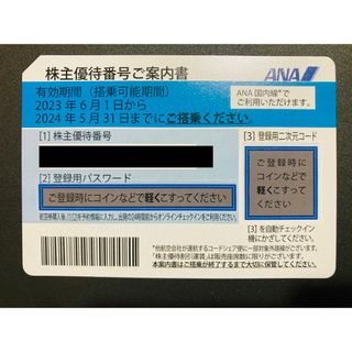 エーエヌエー(ゼンニッポンクウユ)(ANA(全日本空輸))のANA 全日空 株主優待券 '24年5月31日まで(航空券)