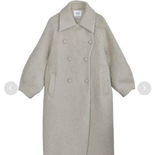 アメリヴィンテージ(Ameri VINTAGE)のAmeri DEFORMATION COLLAR SHAGGY COAT(ロングコート)