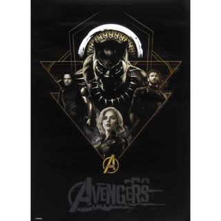 【新品】 アベンジャーズ   インフィニティ・ウォー　ビジュアルアートポスター(外国映画)