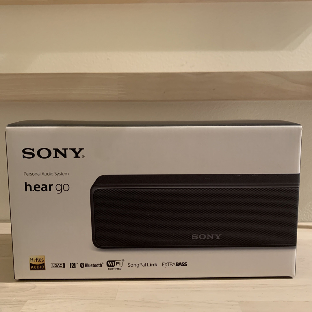 【品】SONY ワイヤレスポータブルスピーカー SRS-HG1(B)