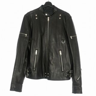 DIESEL - ディーゼル DIESEL 19AW ラムレザー ライダースジャケット L 黒