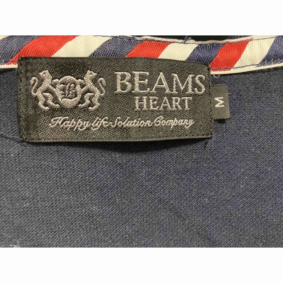 BEAMS(ビームス)のBEAMS HEART ビームス　ポロシャツ　紺　M メンズのトップス(ポロシャツ)の商品写真