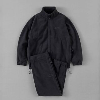 ワンエルディーケーセレクト(1LDK SELECT)のENNOY CITY FLEECE JACKET&PANTS BLACK L(ブルゾン)