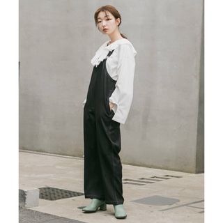 カスタネ(Kastane)のWHIMSIC　U.S.N DECK PANTS　サロペット　オーバーオール　2(サロペット/オーバーオール)