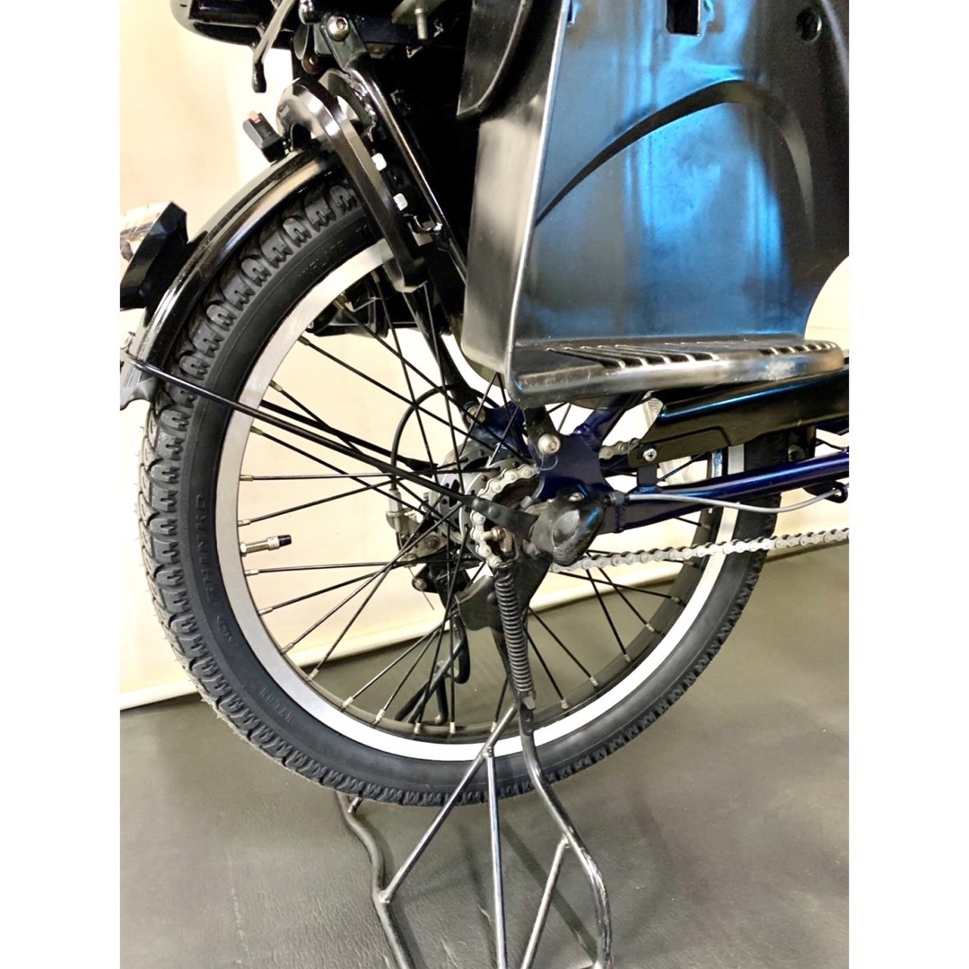 電動アシスト自転車　パナソニック　ギュットアニーズ　子供乗せ　20インチ 紺色 スポーツ/アウトドアの自転車(自転車本体)の商品写真