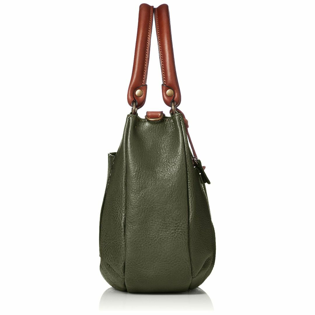 【色: グリーン】[レバント] 本革 ベーシック 2way ショルダーバッグ ハ レディースのバッグ(その他)の商品写真