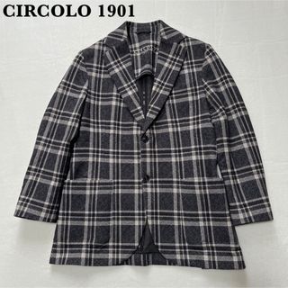 【未使用級】定価7万 CIRCOLO チルコロ ジャージー テーラードジャケット