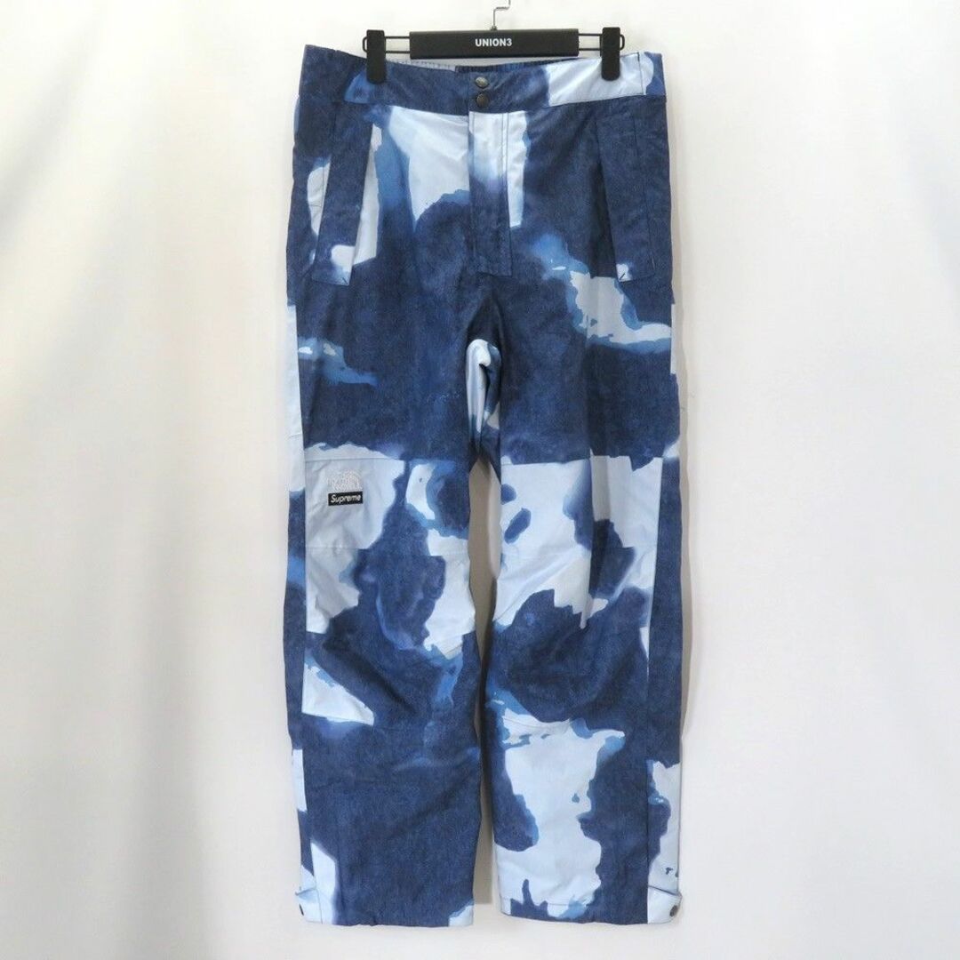 SUPREME THE NORTH FACE BLEACHED DENIM PRINT MOUTAIN PANTS NP52101Ida240121-17