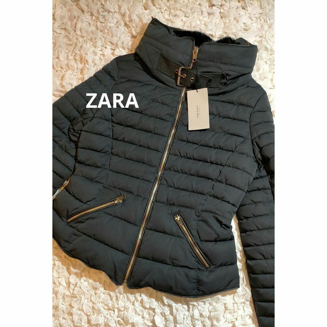 ZARA(ザラ)のZARA BASIC  ザラ　ダウンコート　サイズM レディースのジャケット/アウター(ダウンジャケット)の商品写真