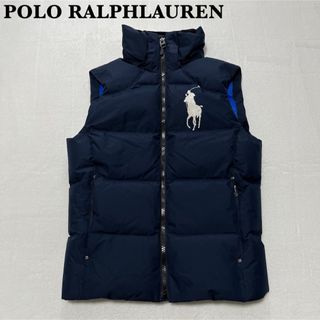 POLO RALPH LAUREN - 希少 90s polo Ralph Lauren ダウンベスト レザー 