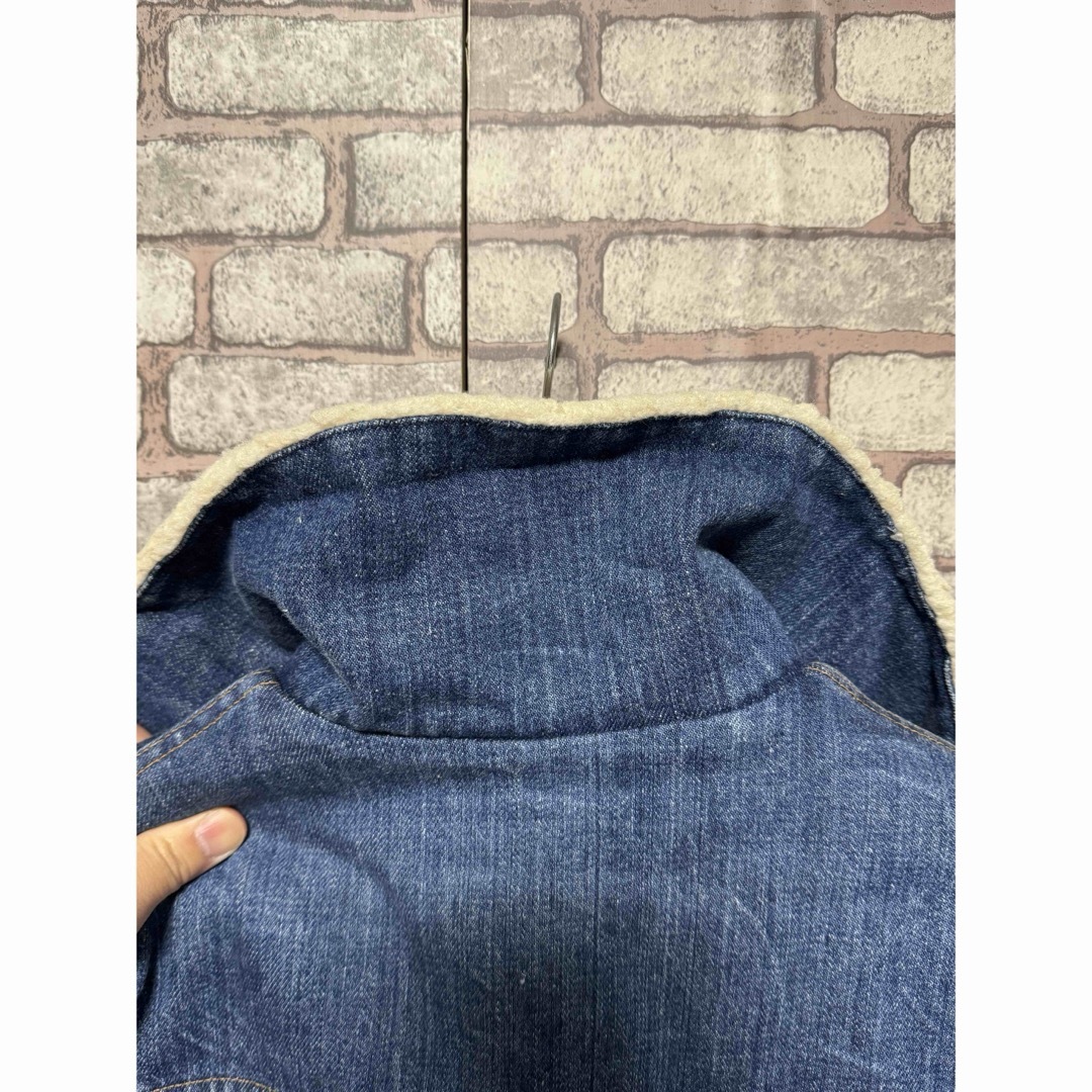 Levi's(リーバイス)の古着 Levis デニムボアジャケット メンズのジャケット/アウター(Gジャン/デニムジャケット)の商品写真