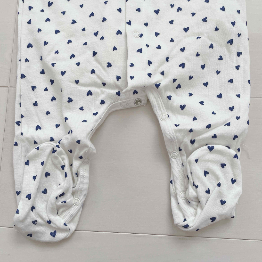 PETIT BATEAU(プチバトー)のプチバトー　チュビック足つきボディジャマ　12m キッズ/ベビー/マタニティのベビー服(~85cm)(ロンパース)の商品写真