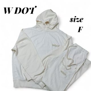 W DOT - 【未使用品】ダブルドット ルームウェア 上下セットアップ スウェットF 