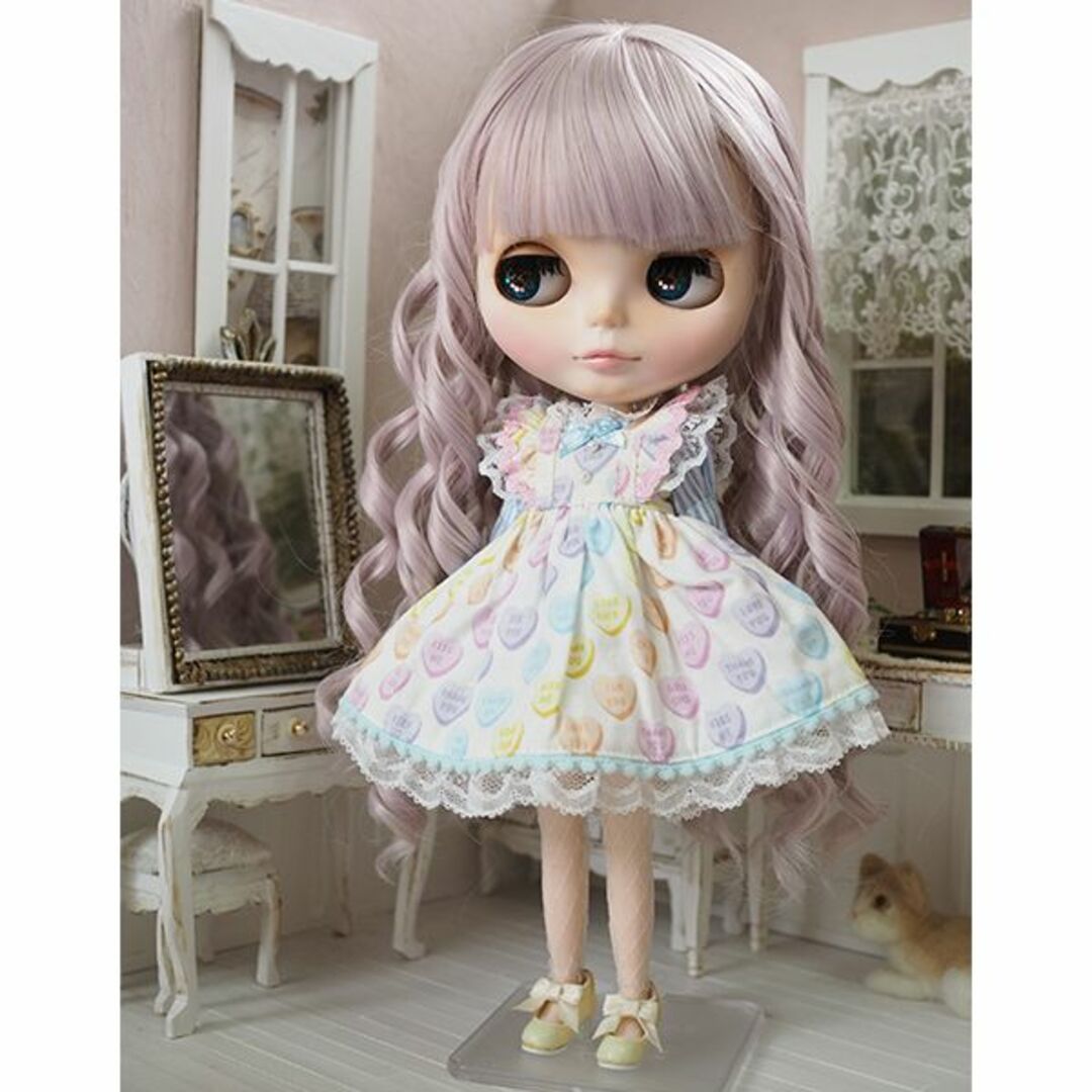 ネオブライス ウィッグ  スパイラルロング RS 10インチ Blythe ハンドメイドのぬいぐるみ/人形(人形)の商品写真