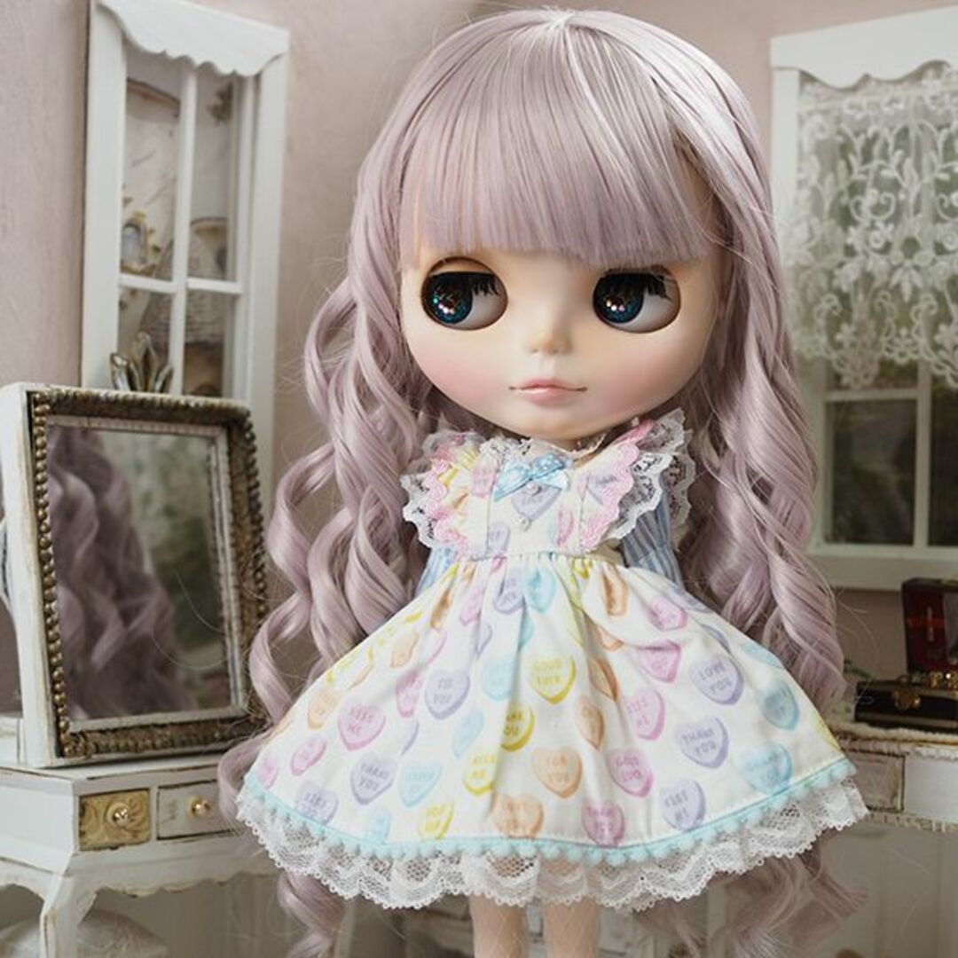 ネオブライス ウィッグ  スパイラルロング RS 10インチ Blythe ハンドメイドのぬいぐるみ/人形(人形)の商品写真