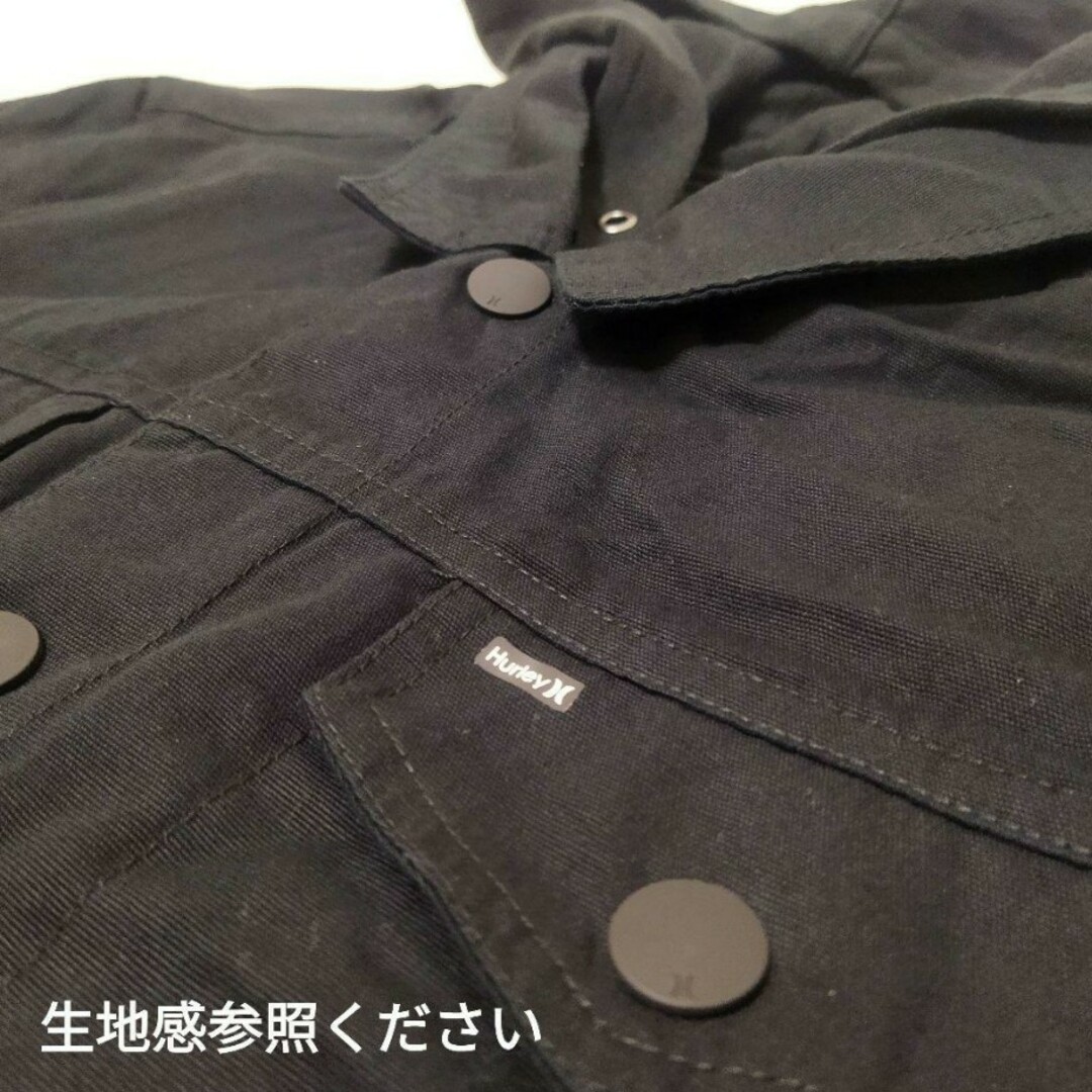 Hurley(ハーレー)のHurley ハーレー ブルゾン ブラック Lサイズ メンズのジャケット/アウター(Gジャン/デニムジャケット)の商品写真