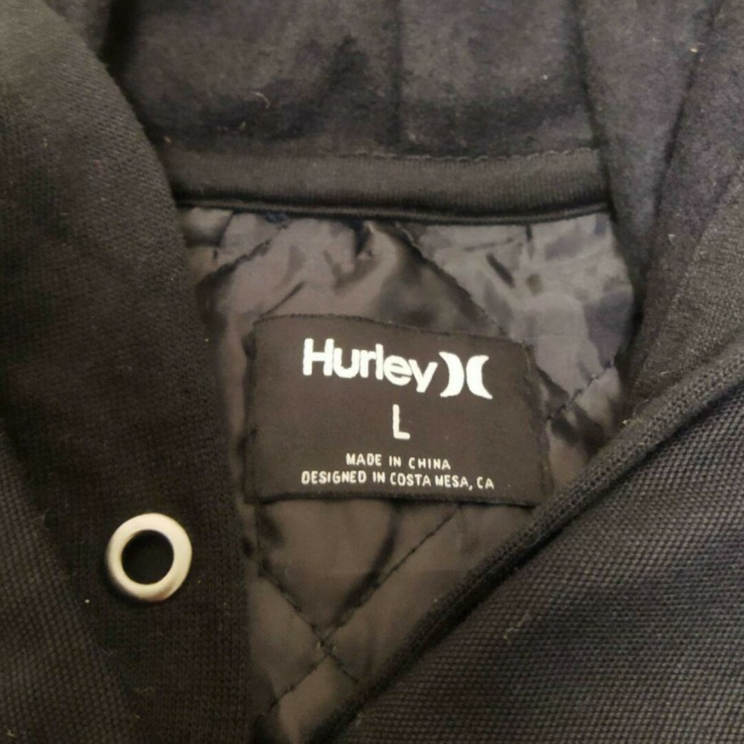 Hurley(ハーレー)のHurley ハーレー ブルゾン ブラック Lサイズ メンズのジャケット/アウター(Gジャン/デニムジャケット)の商品写真