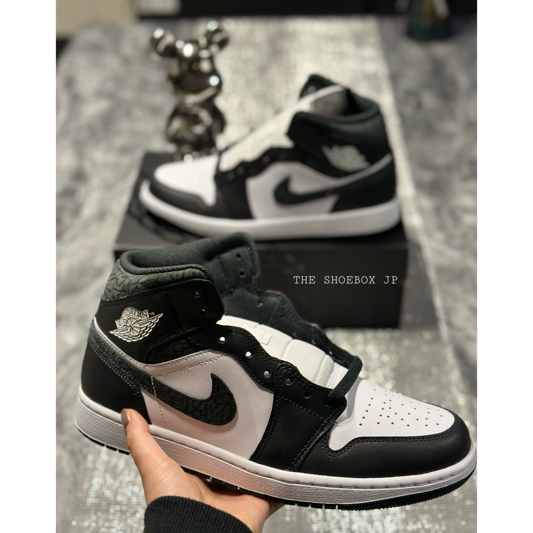 NIKE - 新品!エアジョーダン1 MID SE パンダ エレファント28.5 NIKE - 新品!エアジョーダン1 MID SE パンダ エレファント28.5