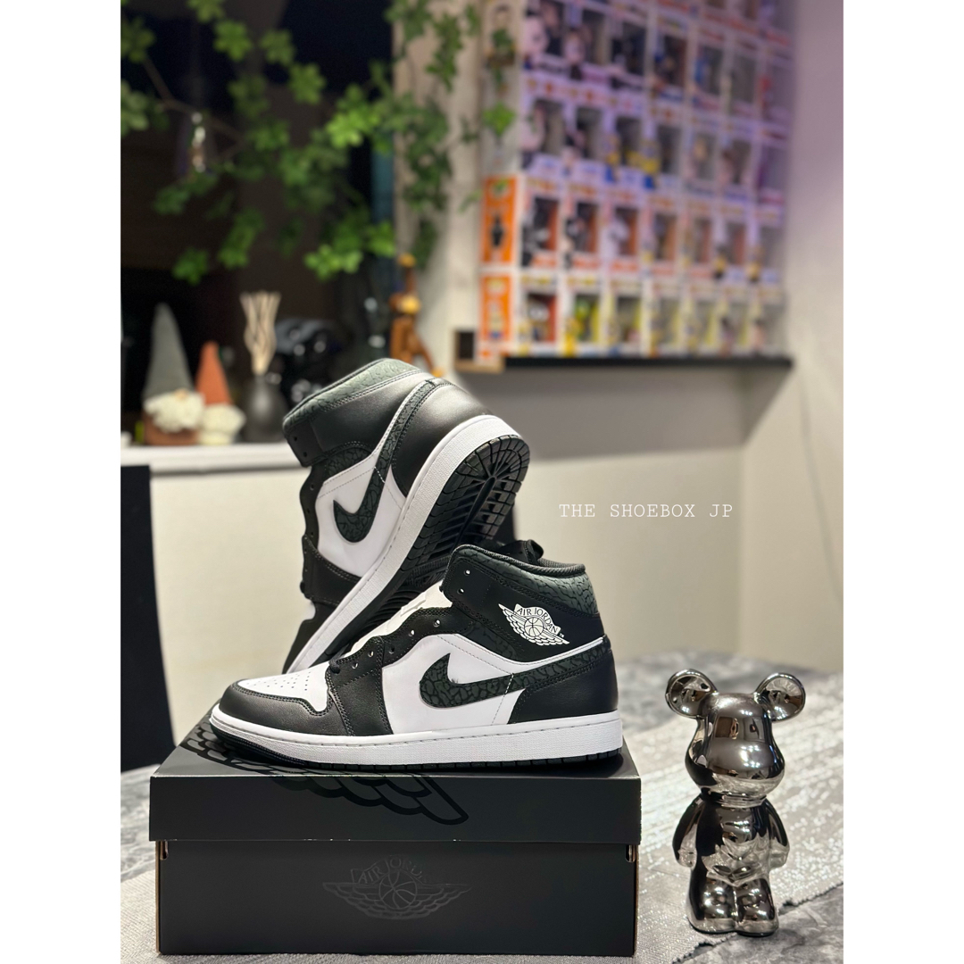 NIKE - 新品!エアジョーダン1 MID SE パンダ エレファント28.5 NIKE - 新品!エアジョーダン1 MID SE パンダ エレファント28.5