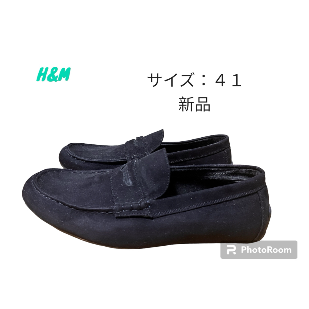 H&M(エイチアンドエム)のフェイクスエードのドライビングシューズ メンズの靴/シューズ(スリッポン/モカシン)の商品写真