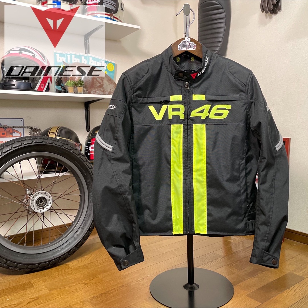 装備/装具☆DAINESE ダイネーゼ VR46 ナイロンジャケット ブラック/50